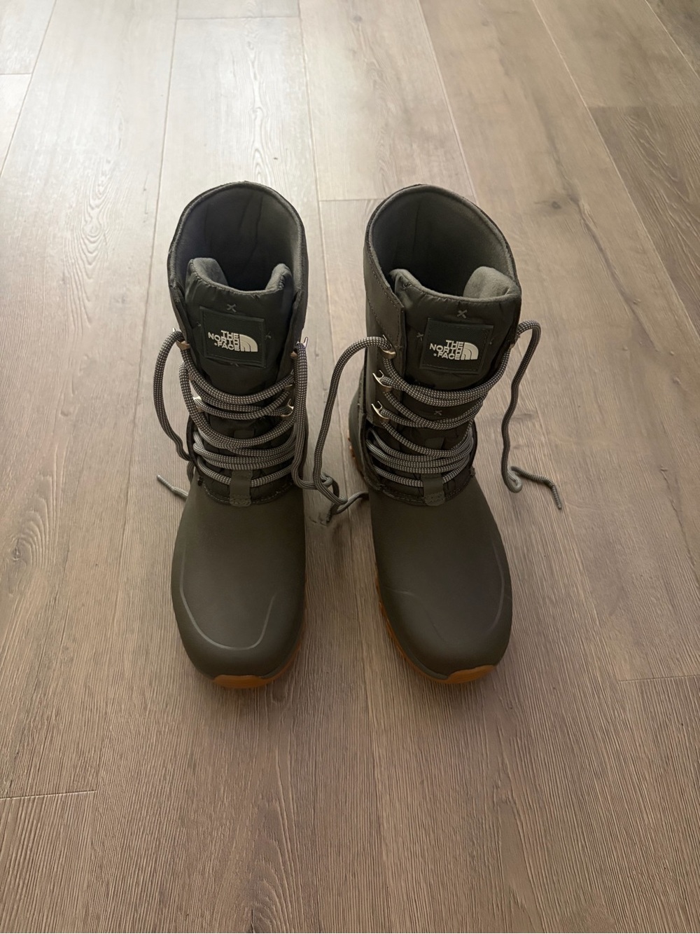 The North Face Women's Olive Green Waterproof Winter Boots